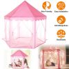 Kids Play Tents Princess for Girls Princess Castle Children Playhouse Indoor Outdoor Use w/ Carry Case