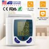 Blood Pressure Monitor Wrist Digital High Blood Pressure Cuff Heartbeat Tester w/ 60 Reading Memory 1.8 Inches LCD Screen Storage Box