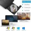 External CD DVD Drive USB 3.0 Slim DVD-RW Drive Superdrive Burner Writer High Speed Data Transfer USB Optical Drives Players for PC Desktop Laptop Win