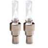 2 LED Tire Valve Caps Light Bike Bicycle Motorcycle Wheel Light Car Tire Valve Lamp w/ Batteries