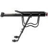 Bike Cargo Rack Adjustable Bicycle Rear Rack Cycling Luggage Carrier with Elastic Cord Red Reflector 55LBS Load Capacity