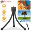 Tripod Stand For Camera Mini Projector Flexible Tripod Holder Heavy Duty Camera Tabletop Mount w/ Anti-slip Feet For Photograph Recording