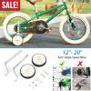 Bicycle Training Wheels Adjustable Kids Children Bike Stabilizer Wheel for 12"- 20" Bike