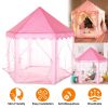 Kids Play Tents Princess for Girls Princess Castle Children Playhouse Indoor Outdoor Use w/ Carry Case
