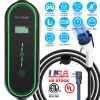 Level2 EV Charger Portable Electric Vehicle Charging Station with NEMA 6-20P Plug Carry Bag Fit For All J1772 EV and Hybrid Vehicles for Home and Outd