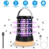 4 In 1 Bug Zapper Light Rechargeable Mosquito Zapper for Indoor Outdoor  Waterproof Mosquito Killer Lamp with 3 Lighting Modes for Patio Yard Home