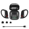 True Wireless Earbuds TWS Stereo Earphones In-Ear Wireless V5.0 Headsets with LED Display Magnetic Charging Case Built-in Mic with Deep Bass IPX5 Wate