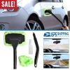 Microfiber Windshield Clean Car Auto Wiper Cleaner Glass Window Cleaning Brush Kit Tool