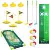 Toddler Golf Club Toy Set For Boys Girls Aged 3-8Years Old With Retractable Golf Clubs Indoor Outdoor Educational Kids Toys Golf Sport Birthday Christ