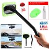 Microfiber Windshield Clean Car Auto Wiper Cleaner Glass Window Cleaning Brush Kit Tool