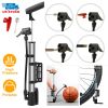 Mini Bike Pump Portable Bicycle Tire Inflator Ball Air Pump w/ Mount Frame For Mountain Road Bike