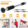 Doorway Pull Up Bar Exercise Gym Chin up Bar With Screws 24.4 To 39.4 Inches Adjustable Comfort Foam Grips For Door Home Exercise Workout Training Fit
