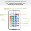 TV LED Backlight Strip 6.56ft Waterproof RGB Strip Light USB Monitor Lighting Kit w/ Remote Controller 16 Colors For 40-60 in TV