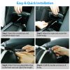Car Net Pocket Handbag Holder Car Storage Netting Pouch Seat Side Storage Mesh Organizers Bag For Purse Phone Documents Barrier Pets Kids At Backseat