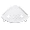 Bathroom Corner Storage Rack Triangular Shower Shelf Bath Wall Mount Rack Storage Holder Organizer No Drill Tool-Free