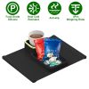 Couch Arm Cup Holder Tray Anti-spill Anti-slip Silicone Armrest Remote Snack Organizer for Coffee Cups Beer Bottles Cans