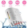 2 IN 1 Electric Scalp Massager And Hair Oil Applicator For Essential Oil Hair Growth Treatment Type-C Rechargeable IPX5 Waterproof Red Light Therapy V