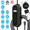 Level2 EV Charger Portable Electric Vehicle Charging Station with NEMA 6-20P Plug Carry Bag Fit For All J1772 EV and Hybrid Vehicles for Home and Outd