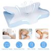 Memory Foam Pillow Neck Support Pillow for Pain Relief Sleeping Ergonomic Contour Orthopedic Support Side Back Stomach Sleeper