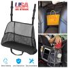Car Net Pocket Handbag Holder Car Storage Netting Pouch Seat Side Storage Mesh Organizers Bag For Purse Phone Documents Barrier Pets Kids At Backseat