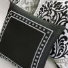 Twin / Twin XL 4-Piece Black White Damask Print Comforter Set