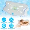 Orthopedic Memory Foam Pillow with Cooling Case Neck Support Pillow with Machine Washable Case for Side Back Stomach Sleepers