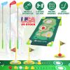 Toddler Golf Club Toy Set For Boys Girls Aged 3-8Years Old With Retractable Golf Clubs Indoor Outdoor Educational Kids Toys Golf Sport Birthday Christ