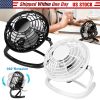 Personal USB Fan 360° Rotation Desk Table Cooling Fan Quiet Laptop Cooler Air Circulator