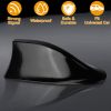 Car Shark Fin Antenna Cover Waterproof Signal Car Antenna Replacement w/ Adhesive Tape Base Fits for Universal Auto Cars Ford Van Truck Jeep SUV