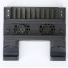 Cooling Station Vertical Stand Dual Controller Charging Dock Fit For Play Station 4/PS4 Slim/PS4 Pro with Dual Fans LED Indicators 10Pcs Game Disk Sto