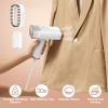 1000W Portable Handheld Clothes Steamer with Brush Foldable Travel Electric Steamer for Garments Clothing Wrinkles Remover 30S Heat Up 120ML Water Tan
