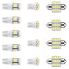 13Pcs T10 31mm Festoon LED Light Bulb Interior Dome Map LED Lights License Plate Trunk Side Positioning Lights 6000K White