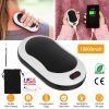 Portable Hand Warmer 10000mAh Power Bank Rechargeable Pocket Warmer Double-Sided Heating with Flashlight 3 Temperature Adjustment