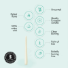 Bolsius Ivory Taper Unscented Candles Long 10 inch | 30 Pack with 8 Hours Dripless