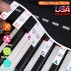 61-Key Piano Keyboard Stickers Removable Piano Key Labels PVC Piano Notes Guide without Glue for Beginners Kids