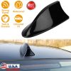 Car Shark Fin Antenna Cover Waterproof Signal Car Antenna Replacement w/ Adhesive Tape Base Fits for Universal Auto Cars Ford Van Truck Jeep SUV