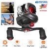 Baitcasting Fishing Reel 17.5lbs Max Drag Baitcasters 17+1 BB 7.1:1 Gear Ratio Baitcast Fish Reel High Speed Long Cast Distance