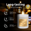 Soy Wax Candle in Glass Jar White Gardenia Clean Burn up to 80 Hours Handmade in USA Natural and Safe by Relaxcation 10 oz