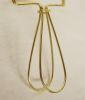 Empire Hardback Lampshade with Bulb Clip, White Fabric Lampshade for Table Lamps, Natural Linen, 6" Top x 10" Bottom x 7.5" Height