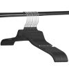 10 Pack Clothes Hangers Non-Slip Notched Space-Saving Plastic Clothing Hangers for Shirt Suit Coat Home Store Use