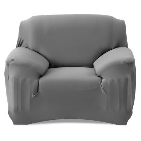 Sofa Cover Printed Stretch Sofa Furniture Cover Soft Sofa Slipcover Polyester Furniture Protector Cover (Option: SofaCover GRY1S)