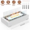 Tabletop Fire Pit With Roasting Sticks Portable Indoor Outdoor Tabletop Fireplace Ethanol Mini Fire Pit Table Top Decoration for Christmas Dinner Part