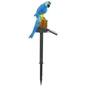 Solar Powered Parrot Garden Light IP65 Waterproof LED Parrot Landscape Lamp Decorative Lawn Lights For Yard Driveway Walkway Patio (Option: SolarLight BlueParrot)