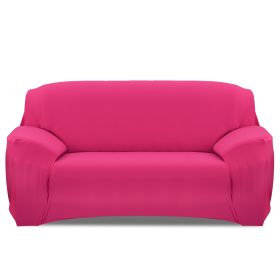 Sofa Cover Printed Stretch Sofa Furniture Cover Soft Sofa Slipcover Polyester Furniture Protector Cover (Option: SofaCover RoseRed3S)