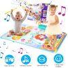 Baby Musical Mat With 55 Music Sounds Toddler Toys Floor Piano Keyboard Mat Drum Mat Carpet Educational Musical Learning Toy Infant Music Toy for 1 2