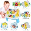 Toddler Musical Learning Table Educational Baby Toys Musical Activity Table Learning Center for 6+ Months Boys Girls Gift