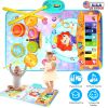 Baby Musical Mat With 55 Music Sounds Toddler Toys Floor Piano Keyboard Mat Drum Mat Carpet Educational Musical Learning Toy Infant Music Toy for 1 2