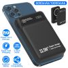 5000mAh Magsafe 3 In 1 Portable Charger PD22.5W Magnetic Fast Charger Fast Charging Power Bank Fit For IOS Phone 15/14 Samsung Galaxy S24 And More