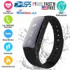 Fitness Tracker Activity Tracker Watch with Heart Rate Monitor IP67 Waterproof Smart Band Step Counter Calorie Counter Call & SMS Pedometer