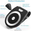 Car Wireless Speakerphone Wireless V4.1 In-Car Speaker Hands-free Calling Music Player Sun Visor Audio Receiver Car Kit
